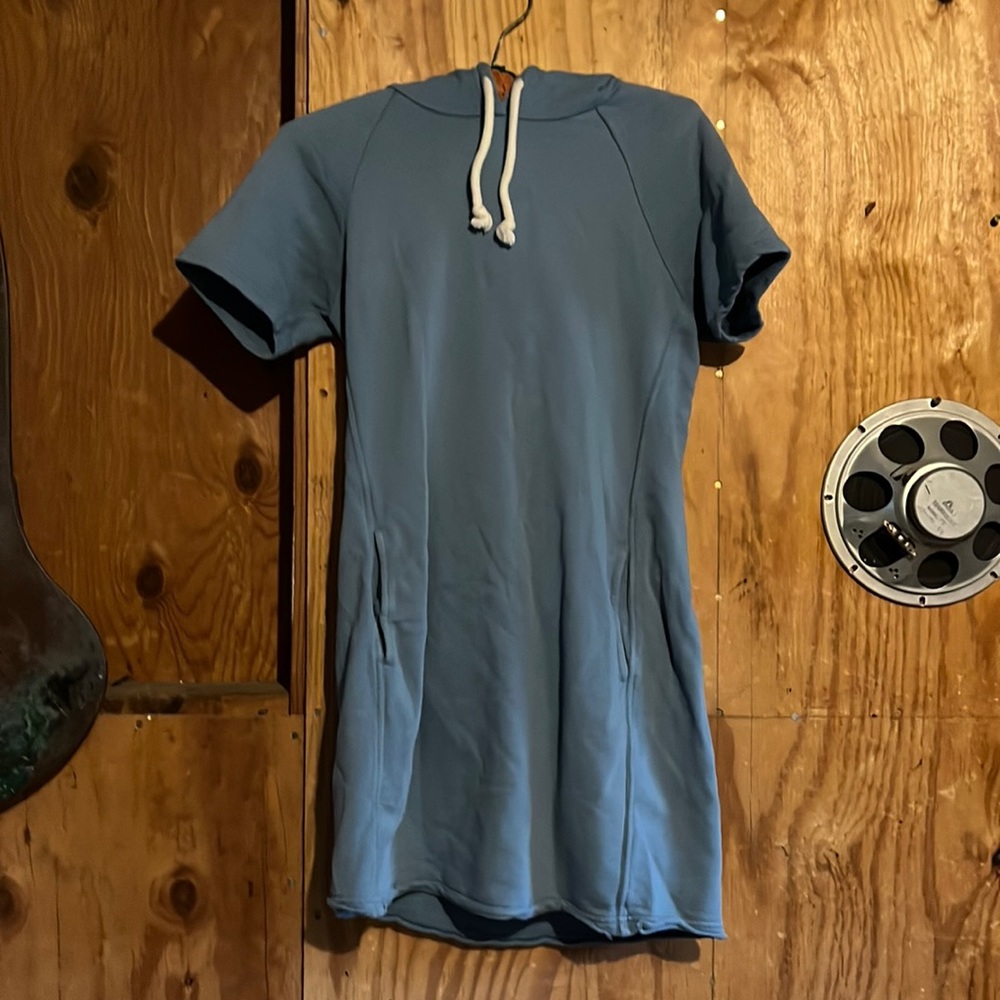pact organic cotton hoodie dress xs